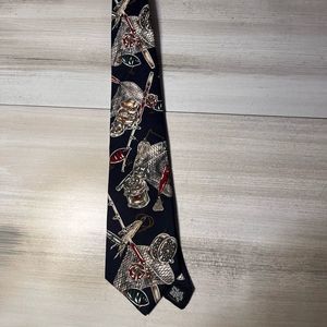 American sports Classics fly fishing tie Black All Silk